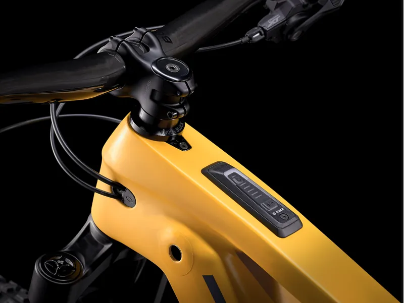 Trek Rail 9.8 XT Gen 4 Full Suspension Electric Mountain Bike 2024 in Baja Yellow-6